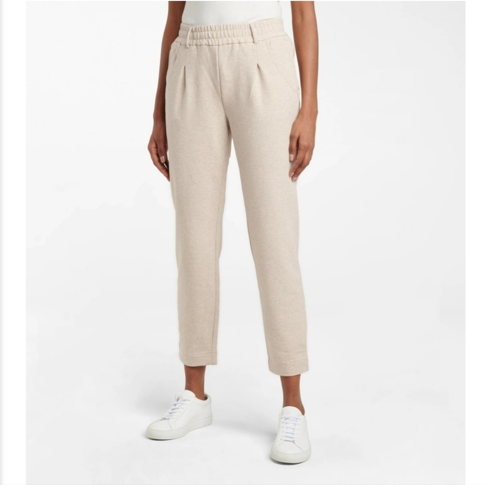 Varley Womens Copra Stretch Cotton Tapered Leg Pull-on pants Loungwear Size XS.